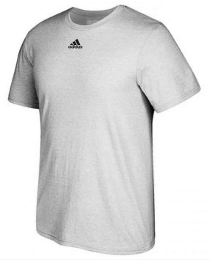 Adidas Men's Go To Performance T-Shirt Workout Sport Tee Athletic (Gray-2XL)
