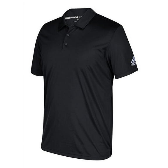 Adidas Men's Grind Climalite Performance Polo Shirt Golf Golfing (Black, S)