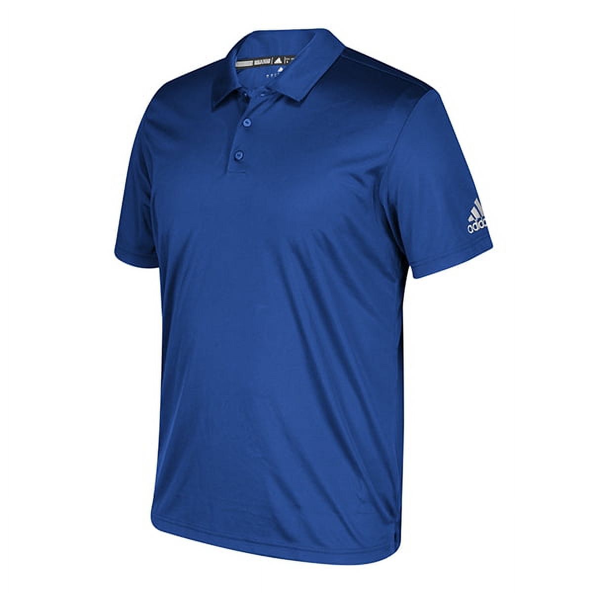 Adidas Men's Grind Climalite Performance Polo Shirt Golf Golfing (Royal, S) - image 1 of 2