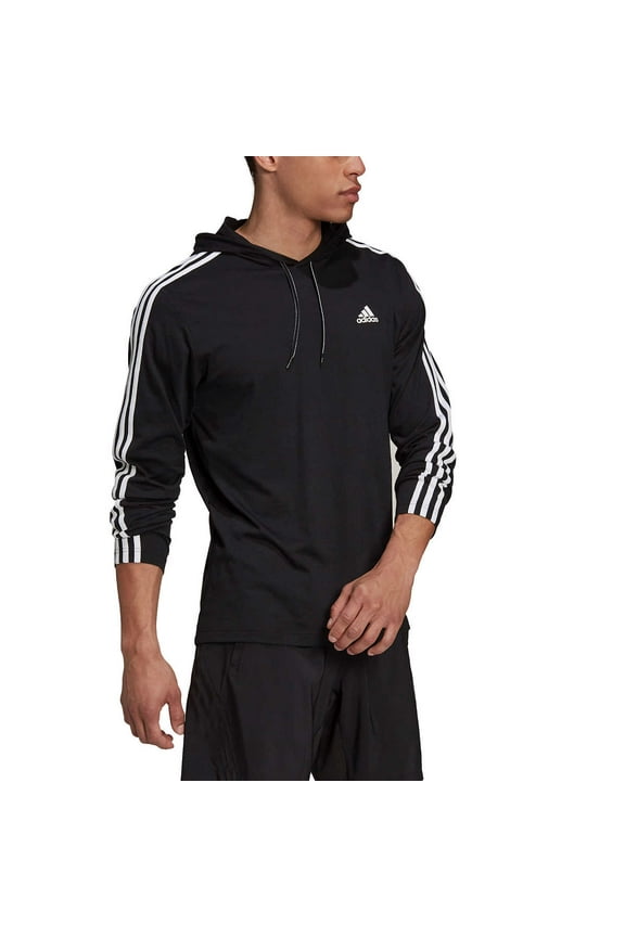 Men’s Lightweight Male Pullover Sweatershirt Hoodie (Black, XL)