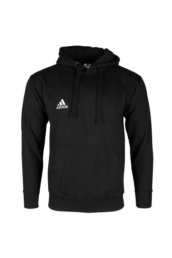 Men's Logo Long Sleeve Front Pocket Coref Pullover Hoodie Black S