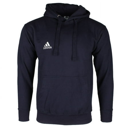 Adidas Men's Logo Long Sleeve Front Pocket Coref Pullover Hoodie Navy L