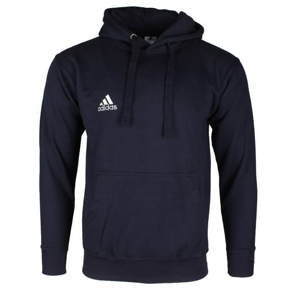Adidas Men's Logo Long Sleeve Front Pocket Coref Pullover Hoodie Navy XL