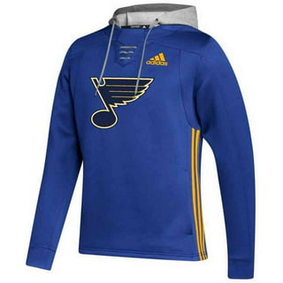 Men's St. Louis Blues Starter White/Blue Breakaway Spring Trainer Half-Zip  Pullover Jacket