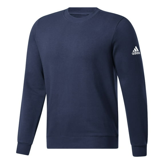 Adidas Men's New Fleece Long Sleeve Crew Top XL Navy