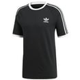 thumbnail image 1 of Adidas Men's Original Embroidered Trefoil 3 Stripe California T-Shirt Black S, 1 of 4