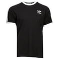 thumbnail image 1 of Adidas Men's Original Short Slv 3 Stripe Essential California T-Shirt Black L, 1 of 6