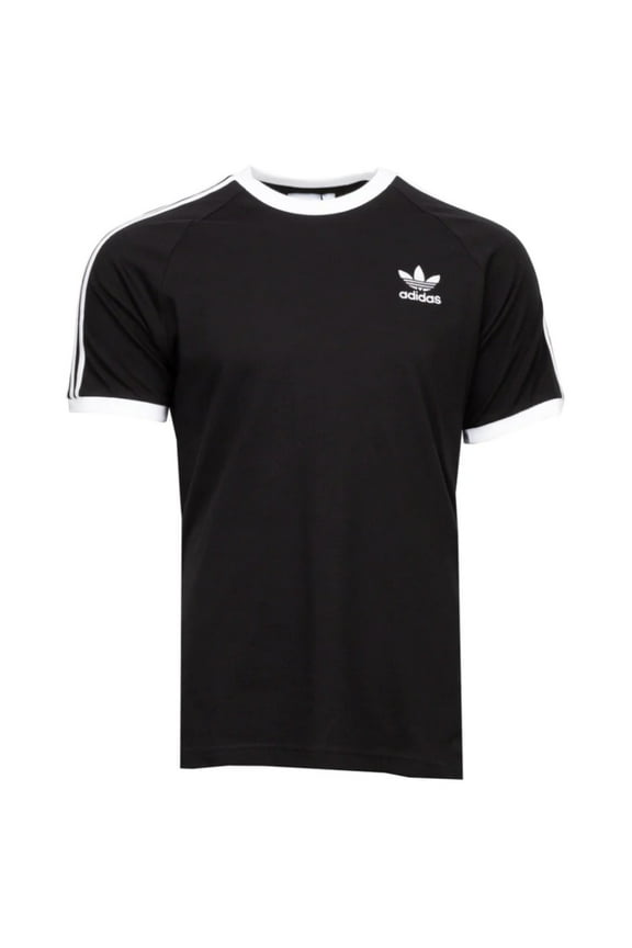 Men's Original Short Slv 3 Stripe Essential California T-Shirt Black S