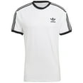 thumbnail image 1 of Adidas Men's Original Short Slv 3 Stripe Essential California T-Shirt White 2XL, 1 of 7