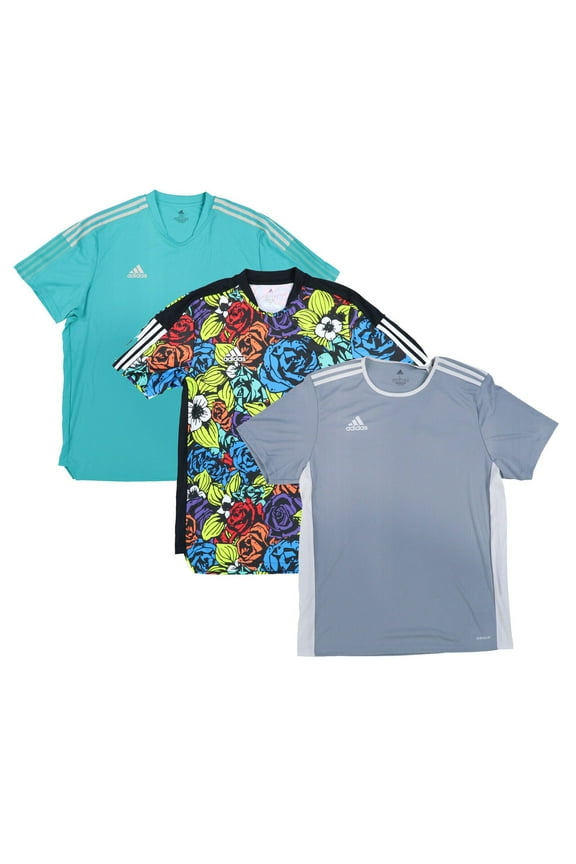 Men's Performance T-Shirt Jersey Short Sleeve Lightweight Logo Tee L Xxl