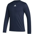 thumbnail image 1 of Adidas Men's Pregame Badge of Sport Long Sleeve Tee Navy | Navy | White S, 1 of 1