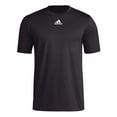 thumbnail image 1 of Adidas Men's Pregame Badge of Sport Short Sleeve Tee 2XL Black | Black | White, 1 of 1