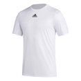 thumbnail image 1 of Adidas Men's Pregame Badge of Sport Short Sleeve Tee M White | White | Black, 1 of 1