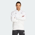 thumbnail image 1 of Adidas Men's Real Madrid Full Zip Hooded Anthem Jacket IT3805 White, 1 of 3