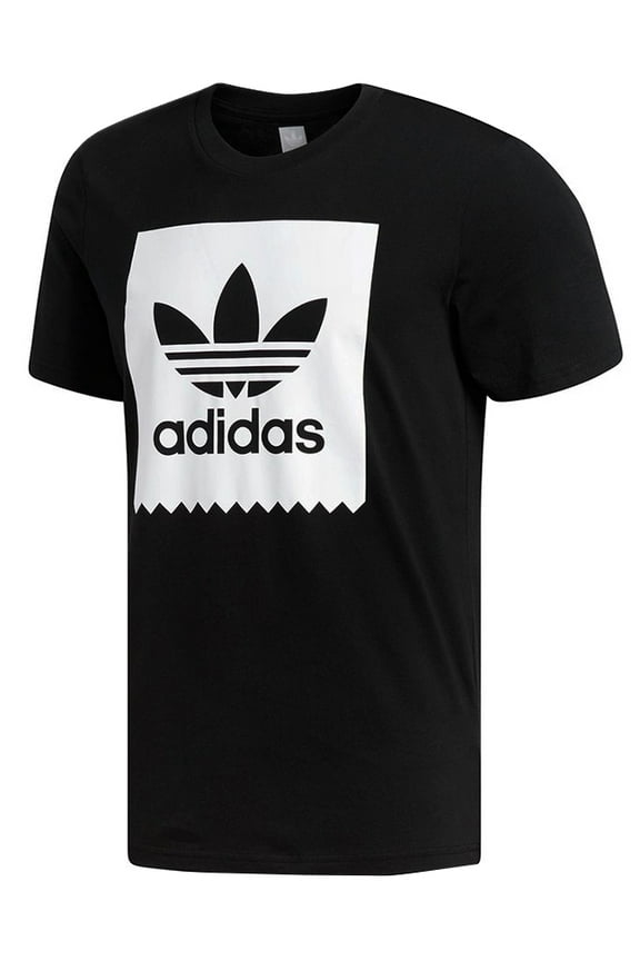 Men's Short Sleeve Blackbird Trefoil Graphic Logo Active T-Shirt Black L