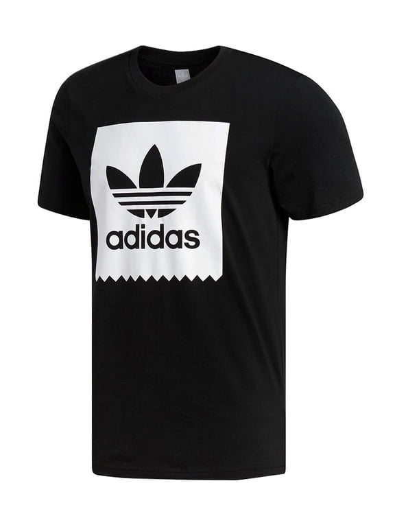 Men's Short Sleeve Blackbird Trefoil Graphic Logo Active T-Shirt Black M
