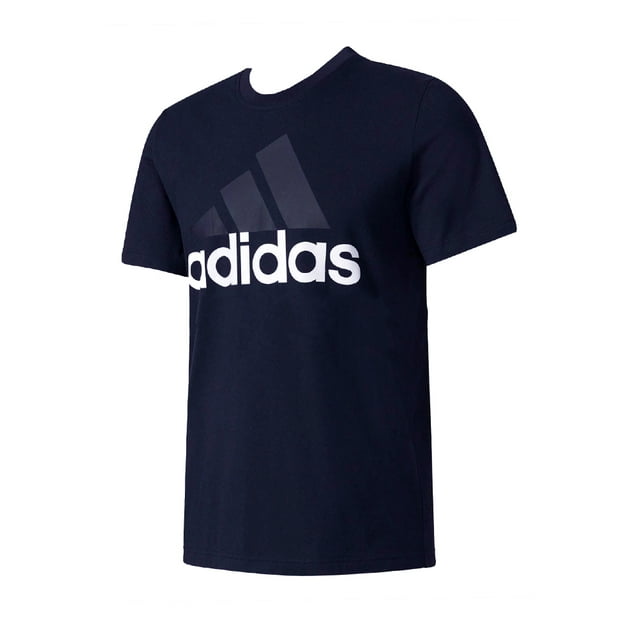 Adidas Men's Short Sleeve Essential Logo Graphic Crew Neck T-Shirt