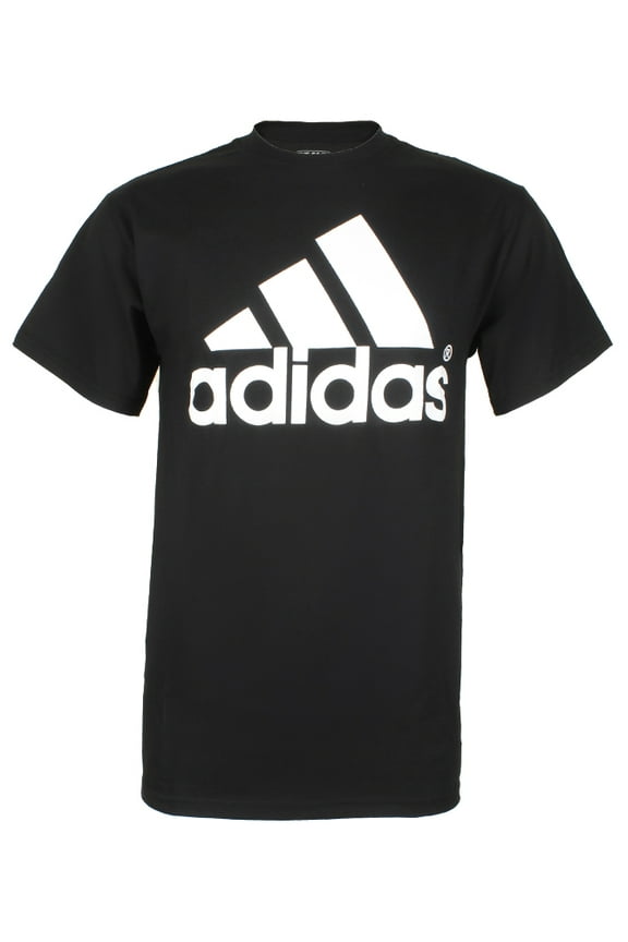 Men's Short Sleeve Essential The Go-To Crew Neck T-Shirt Black White XL