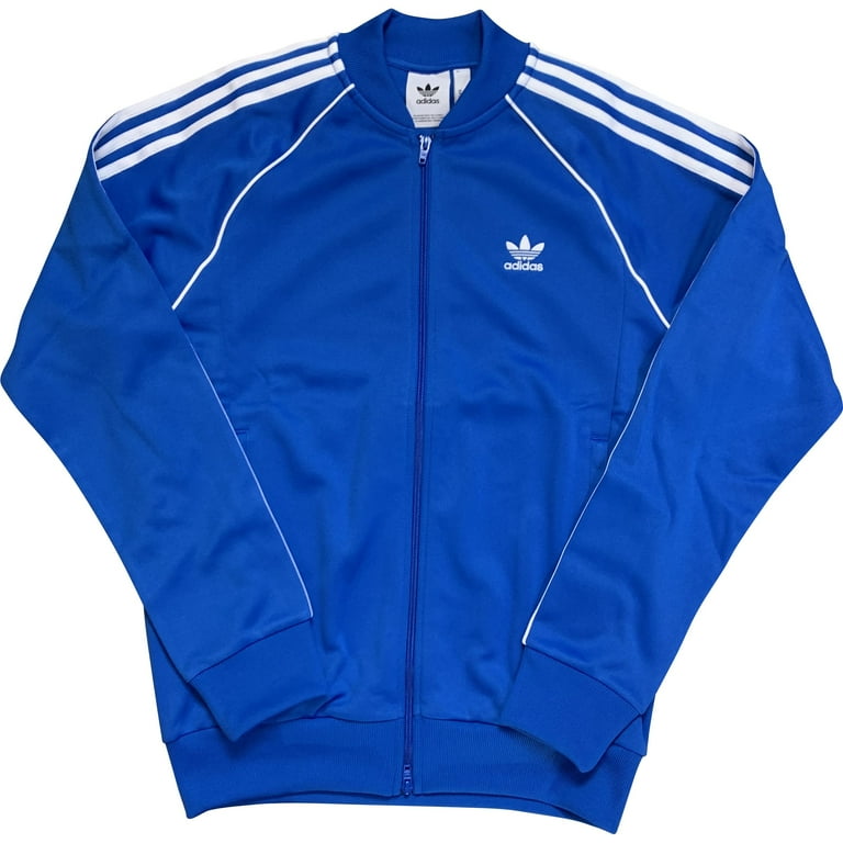 Adidas Men's Side Stripe Track Jacket Blue Size Large Adidas Men's Side Stripe Track Jacket Blue Size Large