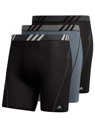Adidas Men's Performance Boxer Brief Underwear (3-Pack) - Blue