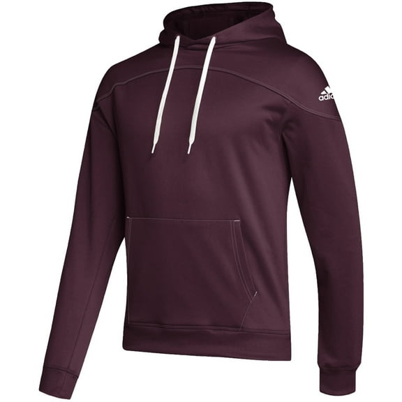 Adidas Men's Stadium Fleece Embroidered Logo Pullover Hoodie – Team Maroon (S)