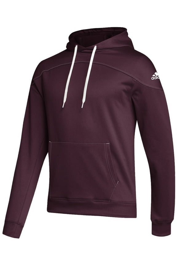 Men's Stadium Fleece Embroidered Logo Pullover Hoodie – Team Maroon (S)