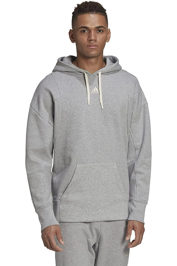 Men's Studio Lounge Fleece Hoodie, Medium Grey Heather, Medium