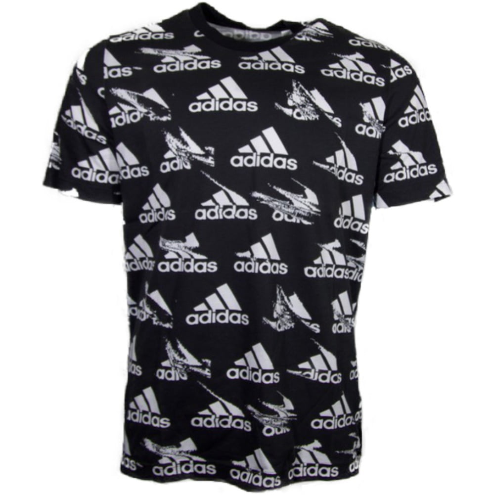 Men's T-Shirt Brandlove Essentials Short Sleeve Athletic Crew Neck Tee, Black, L