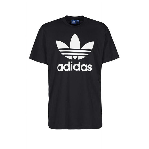 Adidas Men's T-Shirt Trefoil Logo Graphic Athletic Short Sleeve Shirt Black L