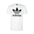 thumbnail image 1 of Adidas Men's T-Shirt Trefoil Logo Graphic Athletic Short Sleeve Shirt White L, 1 of 3