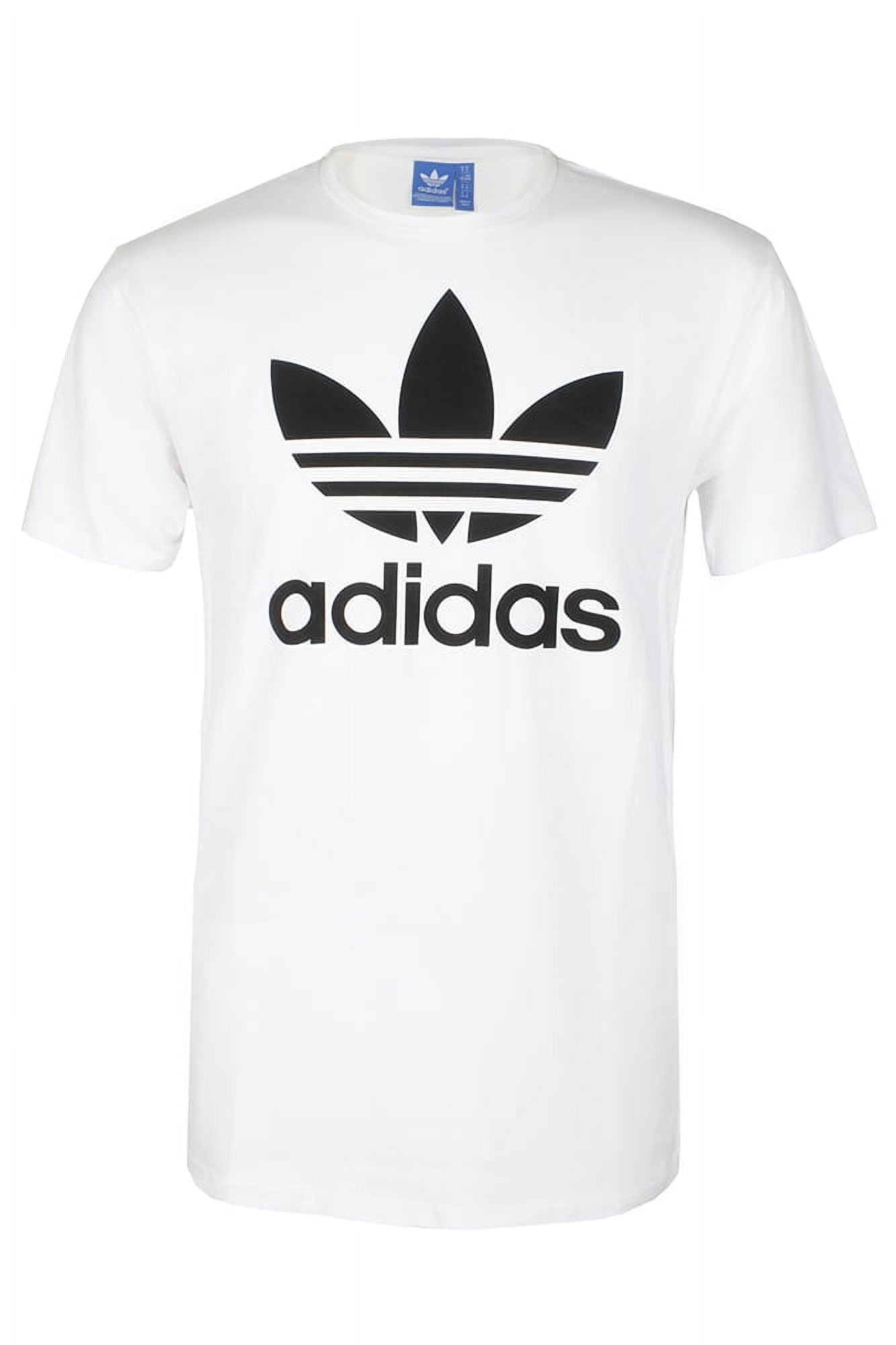 Tシャツ・カットソー ADIDAS ORIGINALS Men T-shirt White JM3586 Adidas Men's T-Shirt Trefoil Logo Graphic Athletic Short