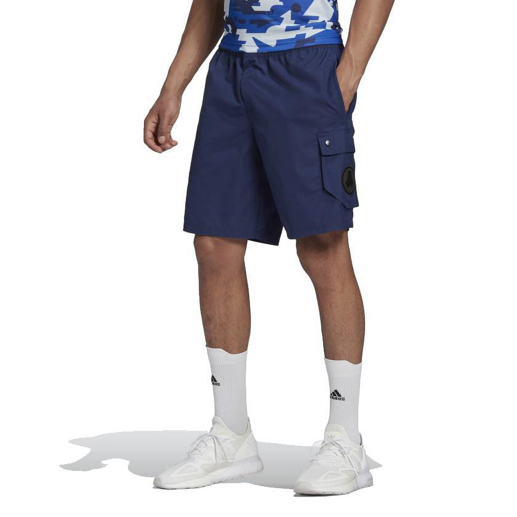 Adidas Men s Tango Woven Shorts Navy Walmart