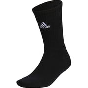 Adidas Mens Team Crew King Size Socks 6 Pairs Black 4XL