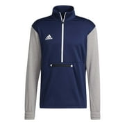Adidas Men's Team Issue 1/4 Zip Pullover Navy | Gray L