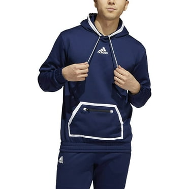 Adidas Men's Team Issue Pullover Hoodie Gray Size Large
