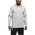 thumbnail image 1 of Adidas Men's Team Issue Training Pullover Hooded Sweatshirt - Gray/White (L), 1 of 3
