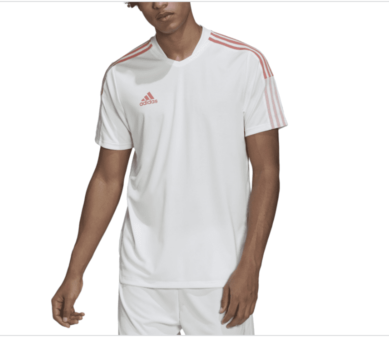 Adidas Men's Tiro 21 Jersey - White/turbo Stripes