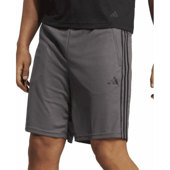 Adidas Men's Train Classic-Fit 3-Stripes 10" Training Shorts, XL
