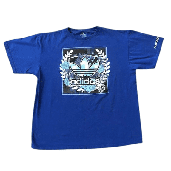 Adidas Men's Tre Foil Royal Crest T Shirt, 5XL, NWOT