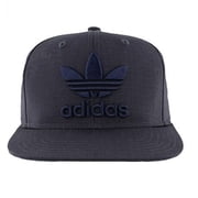 Adidas Men's Trefoil Chain Flatbrim Snapback Cap, Dark Grey, Ripstop, ONE SIZE