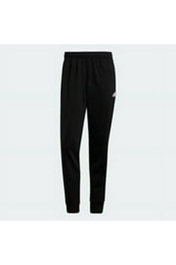 Men's Tricot Tapered 3-Stripes Track Pant - Black/White