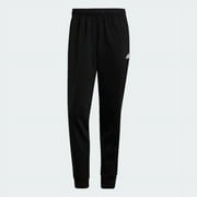 Adidas Men's Tricot Tapered 3-Stripes Track Pant - Black/White