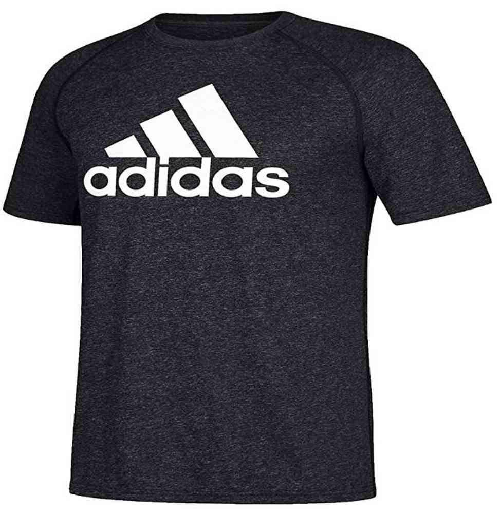 Adidas Men's Ultimate Badge of Sport Liquid Tee T-Shirt Athletic (Black-3XL)
