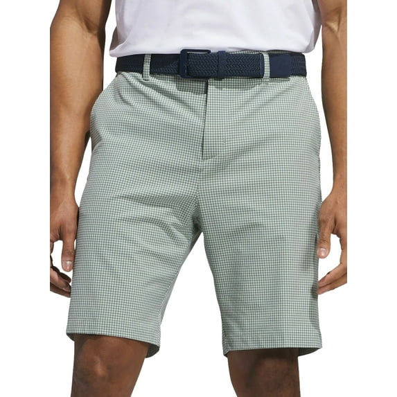 Adidas Men's Ultimate365 9-inch Novelty Golf Short, 34" Green/Wonder Silver -