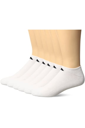 Men's Athletic Cushioned Socks, 6-Pack No Show with Arch Support - L