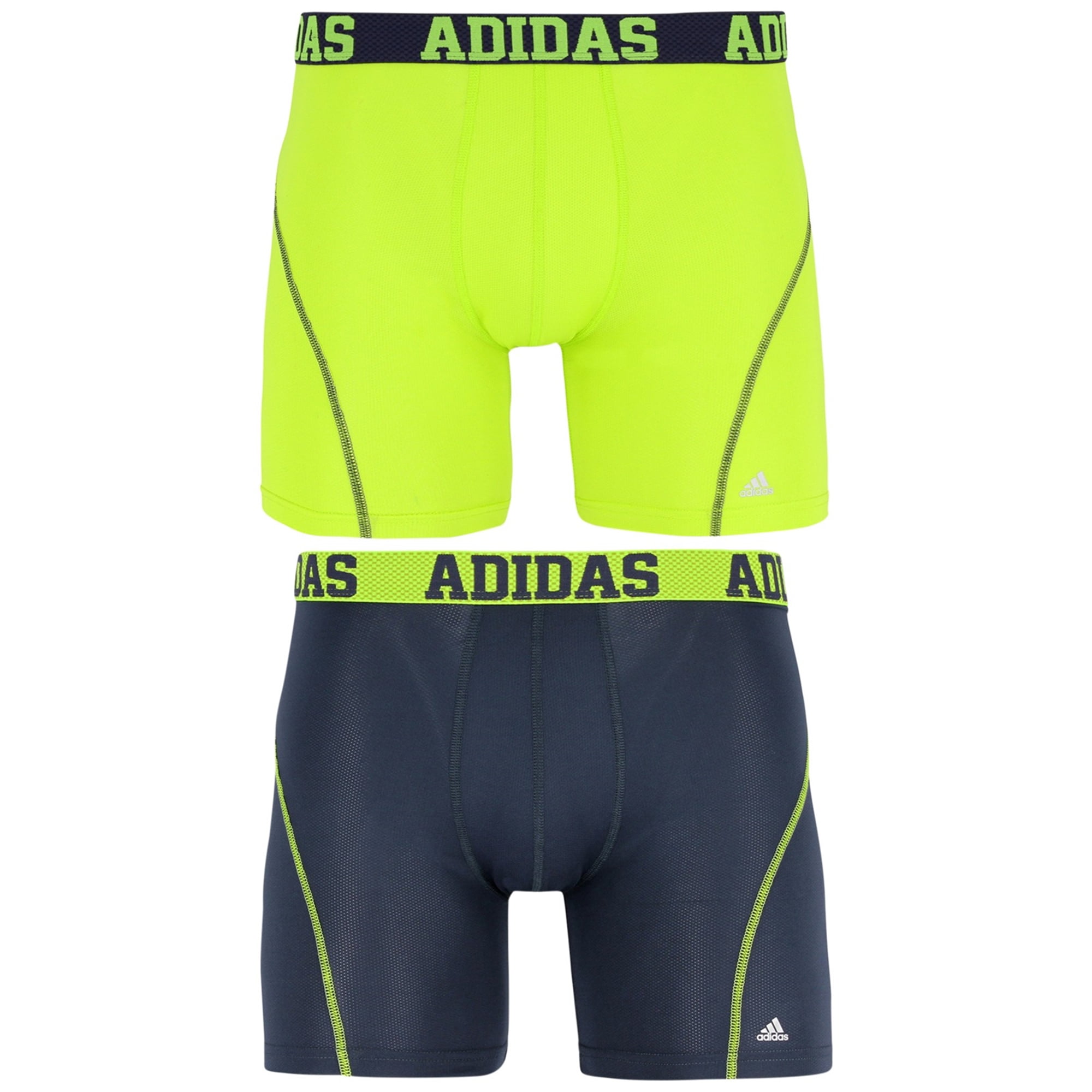 Adidas Mens 2 Pack Climacool Underwear Boxer Briefs, Multicoloured