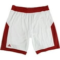 thumbnail image 1 of Adidas Mens 2-Tone Athletic Workout Shorts, White, XX-Large, 1 of 2
