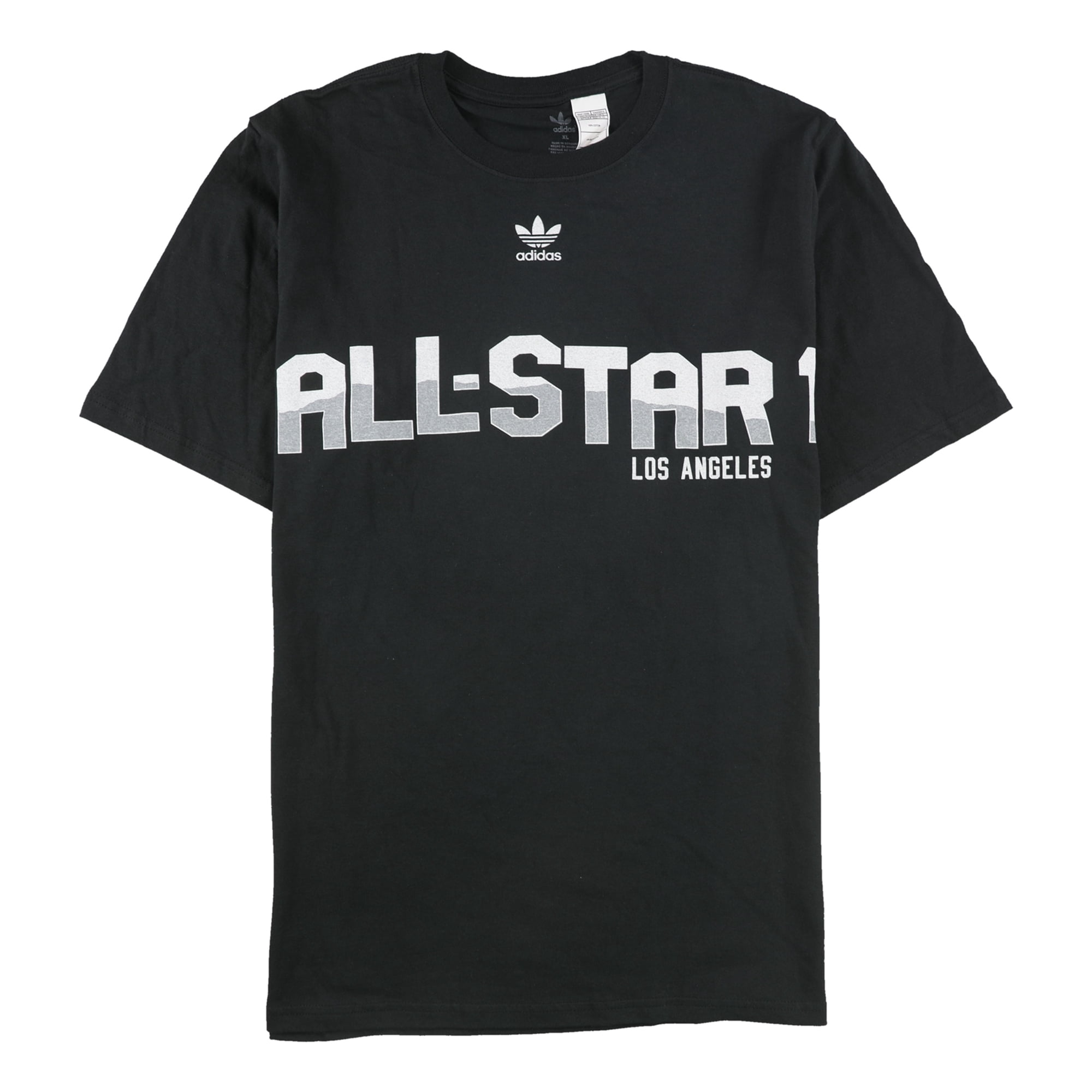 Adidas Mens All-Star 11 Graphic T-Shirt, Black, Large