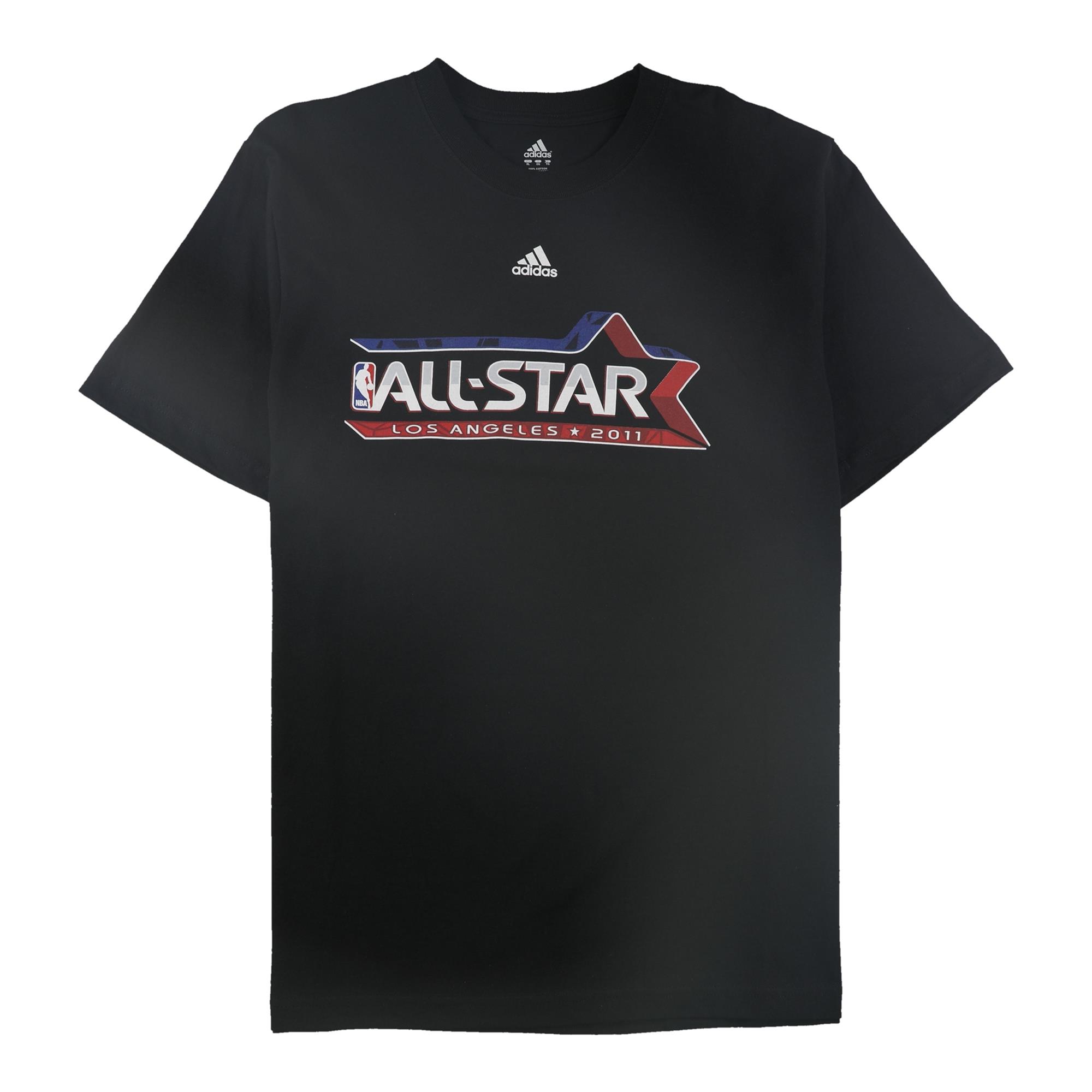 Adidas Mens All-Star LA 2011 Graphic T-Shirt, Black, Large