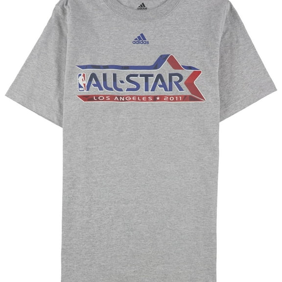 Adidas Mens All-Star LA 2011 Graphic T-Shirt, Grey, Medium